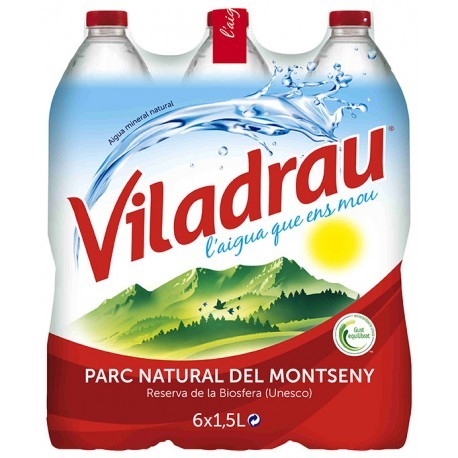 Aigua Viladrau 1,5 L. (Pack 6 Uds.)